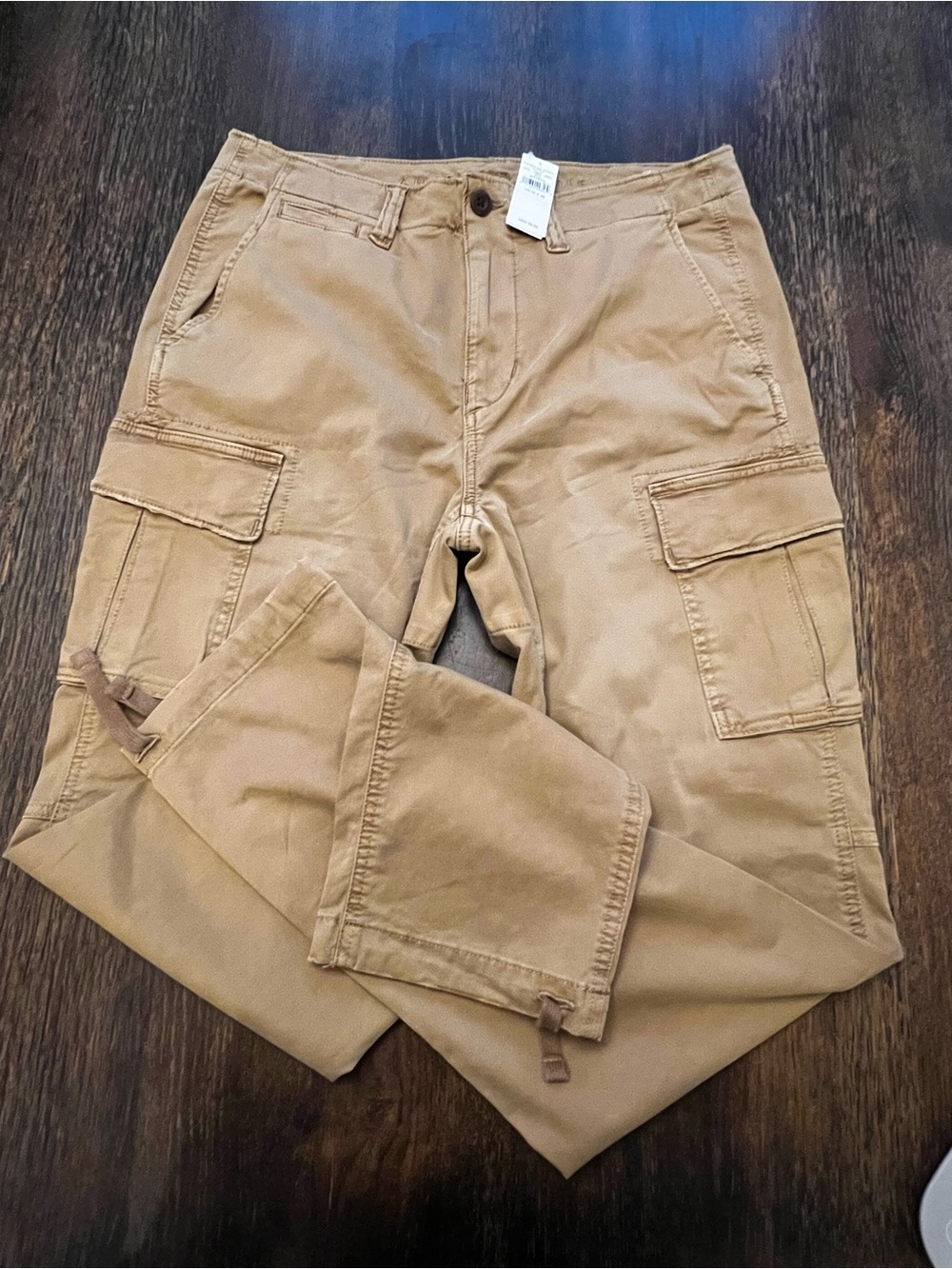 American Eagle Outfitters Men's Cargo Pants in Tan